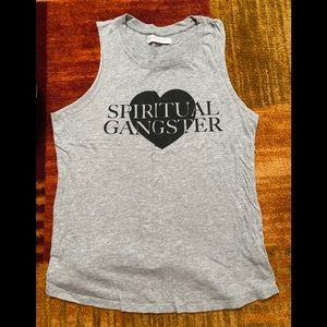 Spiritual gangster tank top! Size medium